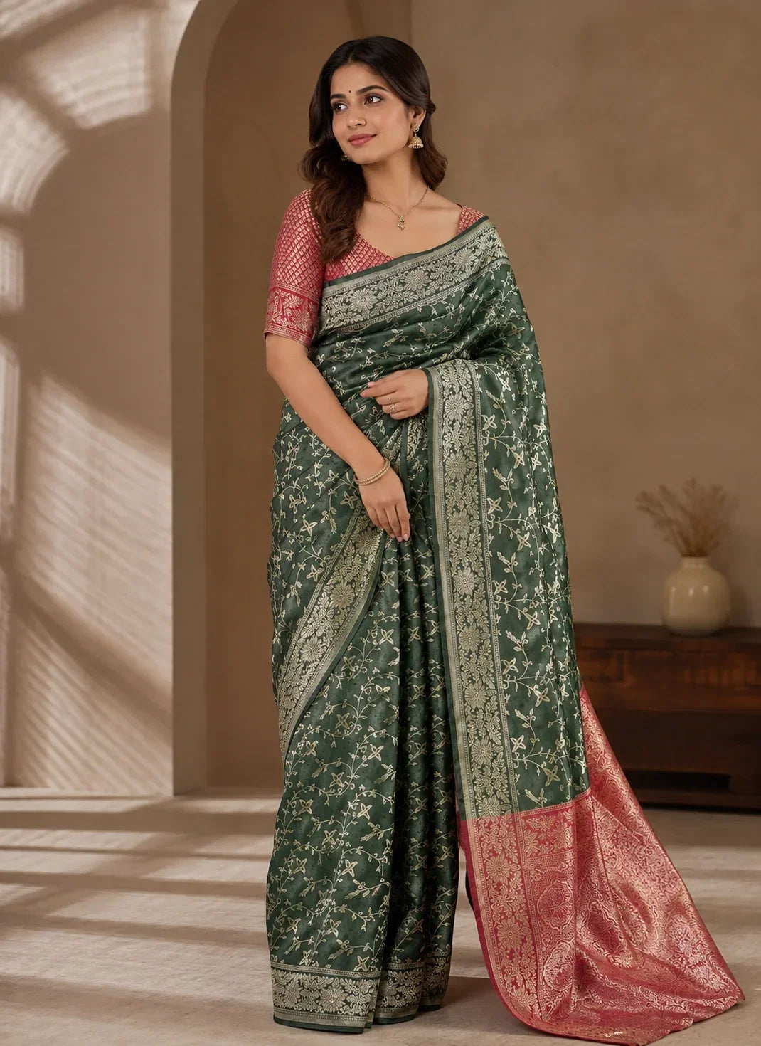 How to Choose the Right Banarasi Silk Fabric for Your Wedding (Complete Bridal Fabric Guide)