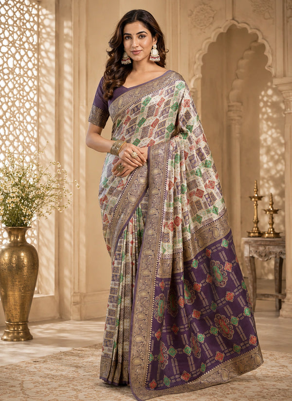 malai satin SAREE